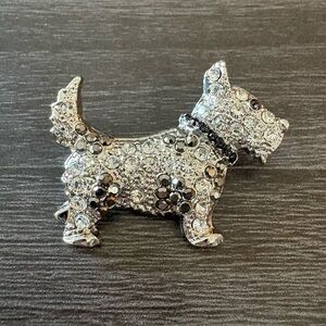 Scottish Terrier Scottie Dog Brooch